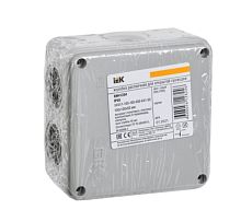 Коробка распаячная 100х100х50 мм, IP55 (серый)