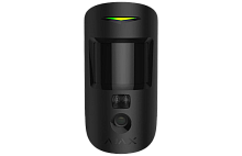 Беспроводной датчик движения с фотоподтверждением тревог Ajax MotionCam (черный)
