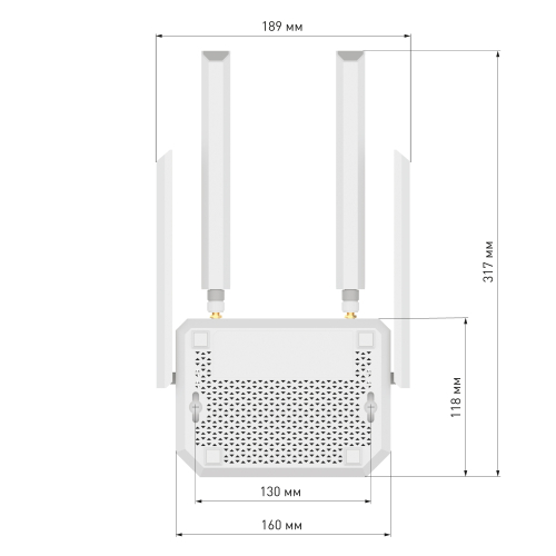 Роутер 4G Wi-Fi Netcraze Speedster 4G+ NC-2911 фото 4