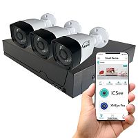 Комплект видеонаблюдения на 3 HD камеры Arsenal AR-KIT3-220HD (3.6mm)