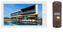 Комплект домофона Tantos Amelie HD SE Kit: монитор Amelie HD SE+вызывная панель Walle HD(белый/медь)