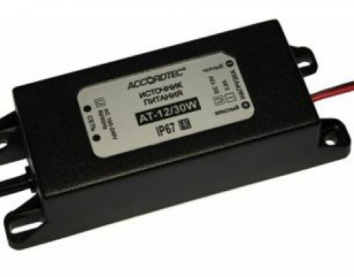 Блок питания 12В 3А Accordtec АТ-12/30W уличный