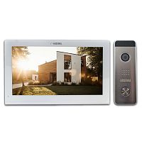 Комплект видеодомофона Arsenal Титул 10 FHD TUYA (белый) + Рокси FHD (серебро)