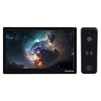 Комплект видеодомофона Tantos Stark HD SE Tuya (черный) + iPanel 2 HD (черный)