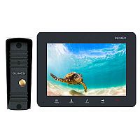 Комплект вызывная панель+видеодомофон Slinex ML-16HR+SM-07M (черный/темно-серый)