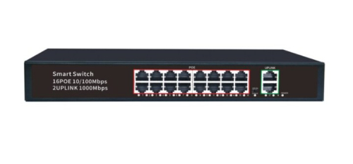 Коммутатор POE 16 DK100-16FP2G