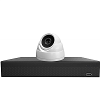 Комплект видеонаблюдения на 1 HD уличную камеру LS с разрешением 2 Мп