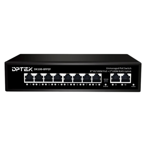Коммутатор POE  8 DPTEK DK100-8FP2F-W