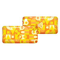 Брелок RFID Mifare ID 4 byte nUID (желтый) 