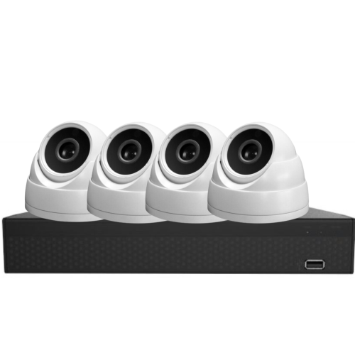 Комплект видеонаблюдения на 4 HD уличные камеры LS с разрешением 2 Мп