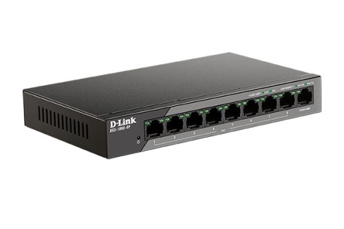Коммутатор D-Link L2 DSS-100E-9P