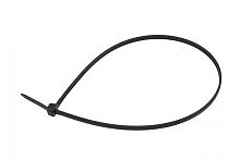 Хомут-стяжка кабельная нейлоновая с тройным замком REXANT 200x3,6 мм, черная