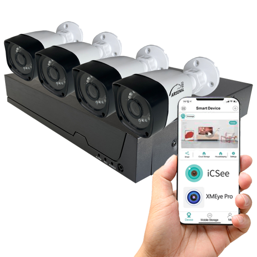 Комплект видеонаблюдения на 4 HD камеры Arsenal AR-KIT4-220HD (3.6mm)