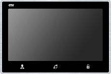 Видеодомофон CTV-M4703 AHD (черный) К1