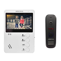 Комплект Arsenal Афина (белый) + Аврора 2-110 (черный)