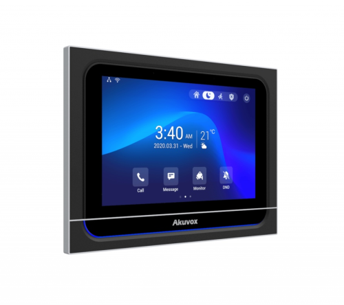 Видеодомофон Akuvox X933W On-Wall (черный)