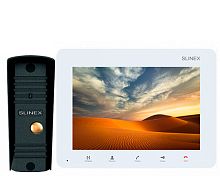 Комплект вызывная панель+видеодомофон Slinex ML-16HD+SM-07M (белый/черный)