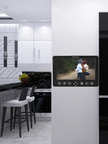 Видеодомофон Arsenal Грация (черный) фото 7