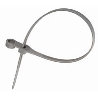 Хомут-стяжка нейлоновая под винт REXANT 150x3,6 мм, серая