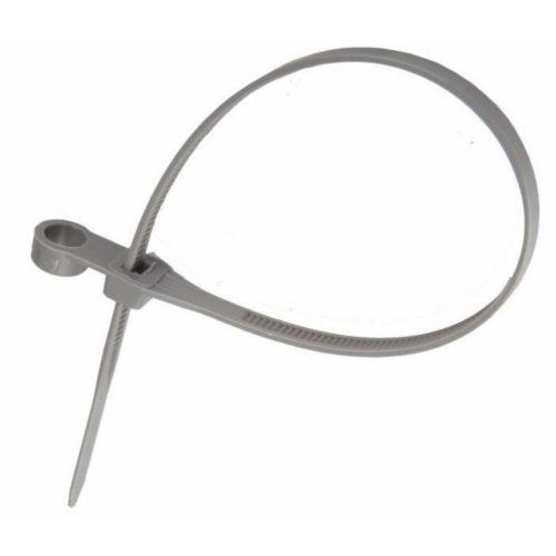 Хомут-стяжка нейлоновая под винт REXANT 150x3,6 мм, серая