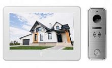 Комплект домофона Tantos NEO TWIN KIT (белый/металл)