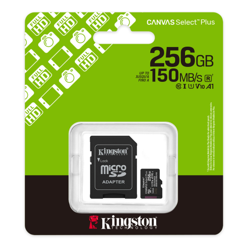 Карта памяти 256Gb Kingston Canvas Select Plus фото 3