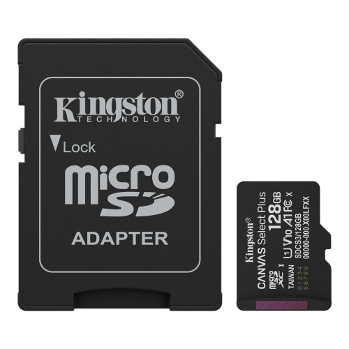 Карта памяти 128Gb Kingston Canvas Select Plus
