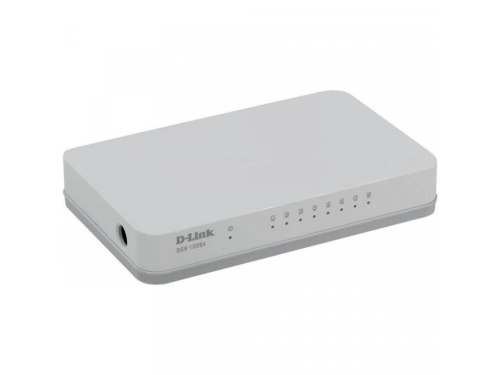 Коммутатор Gb  8 портов D-Link DGS-1008A/F1A