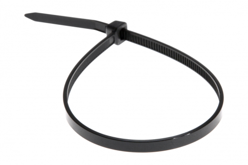 Хомут-стяжка кабельная нейлоновая REXANT 200x3,6 мм, черная, упаковка 100 шт.