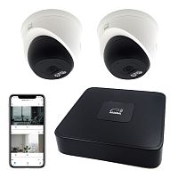 Комплект IP видеонаблюдения Arsenal Ti на 2 камеры 2Mp (внутренний)