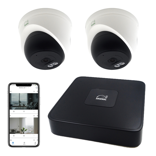 Комплект IP видеонаблюдения Arsenal Ti на 2 камеры 2Mp (внутренний)