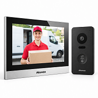 Комплект видеодомофона Akuvox C313S (серебро) + Akuvox E13S