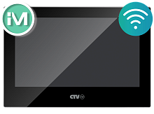 Видеодомофон CTV-iM740W Cloud 7 (черный)