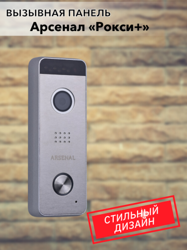 Вызывная панель Arsenal Рокси + (серебро) фото 5