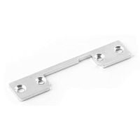 Планка ответная Elektra Plus SP1001-C (серебро) короткая для узких защелок