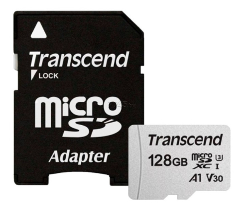 Карта памяти 128Gb TRANSCEND TS128GUSD300S-A