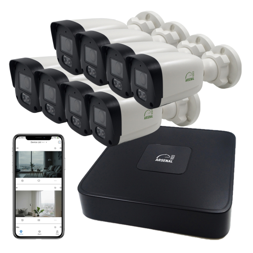 Комплект IP видеонаблюдения Arsenal Ti на 8 камер 4Mp (уличный)