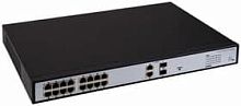 Коммутатор PoE 16 + 2 COMBO, 15,4 Вт на порт, с грозозащитой