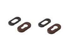 Накладка на цилиндр овальная, черный