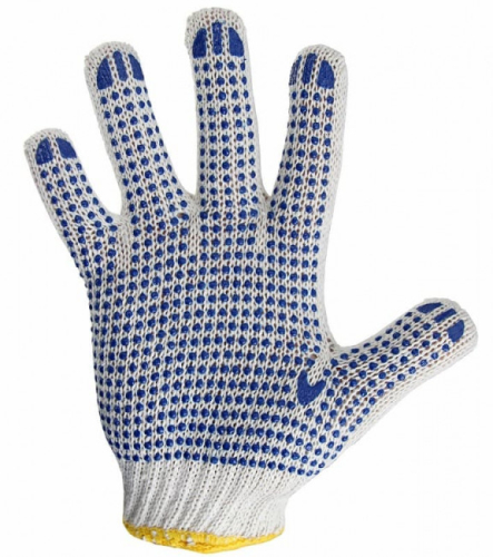 Перчатки х/б с нанесением ПВХ («Точка»)