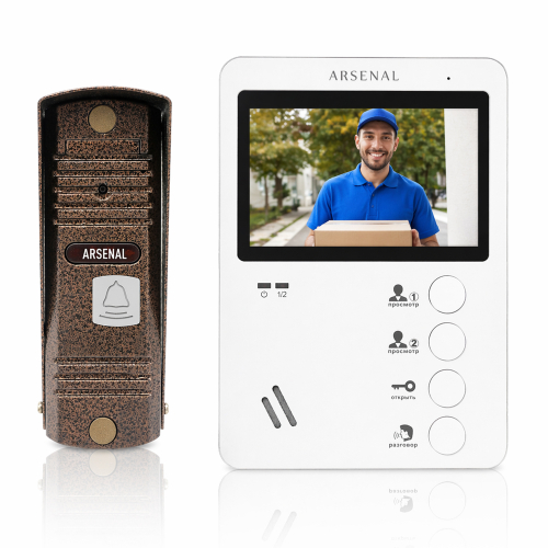 Комплект Arsenal Афина (белый) + Триумф Pro 1000 (коричневый)