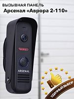 Вызывная панель Arsenal Аврора 1000 (черный)