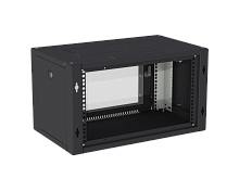 Телекоммуникационный шкаф Arsenal AR-6U 0,6х0,65м дверь стекло (чёрный)