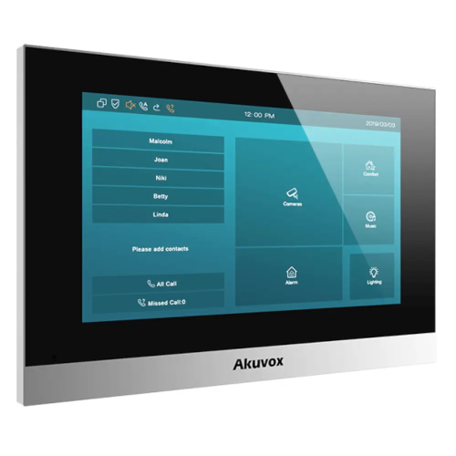 Видеодомофон Akuvox C313W (серебро) фото 2