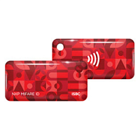 Брелок RFID Mifare ID 4 byte nUID (красный) 