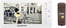 Комплект домофона Tantos Amelie Kit: монитор Amelie 7"+вызывная панель Walle (белый/медь) 