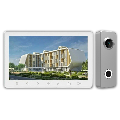 Комплект видеодомофона Tantos Prime HD SE (белый) + iLexa HD (никель)