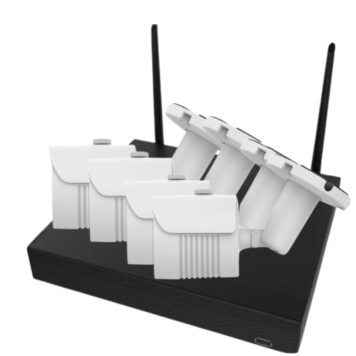 Комплект видеонаблюдения на 4 IP уличные  камеры Arsenal с разрешением 5 Мп