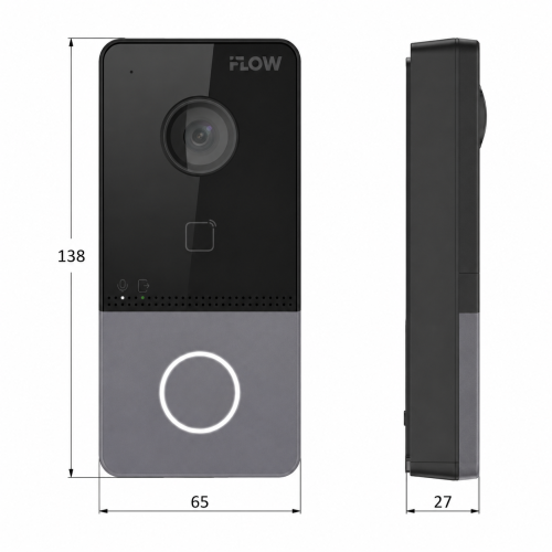 Комплект видеодомофона iFLOW F-VI-5443I с Wi-Fi фото 2