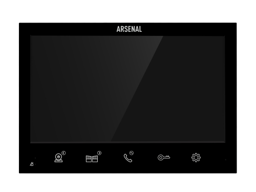 Видеодомофон Arsenal Грация Pro SD (черный)